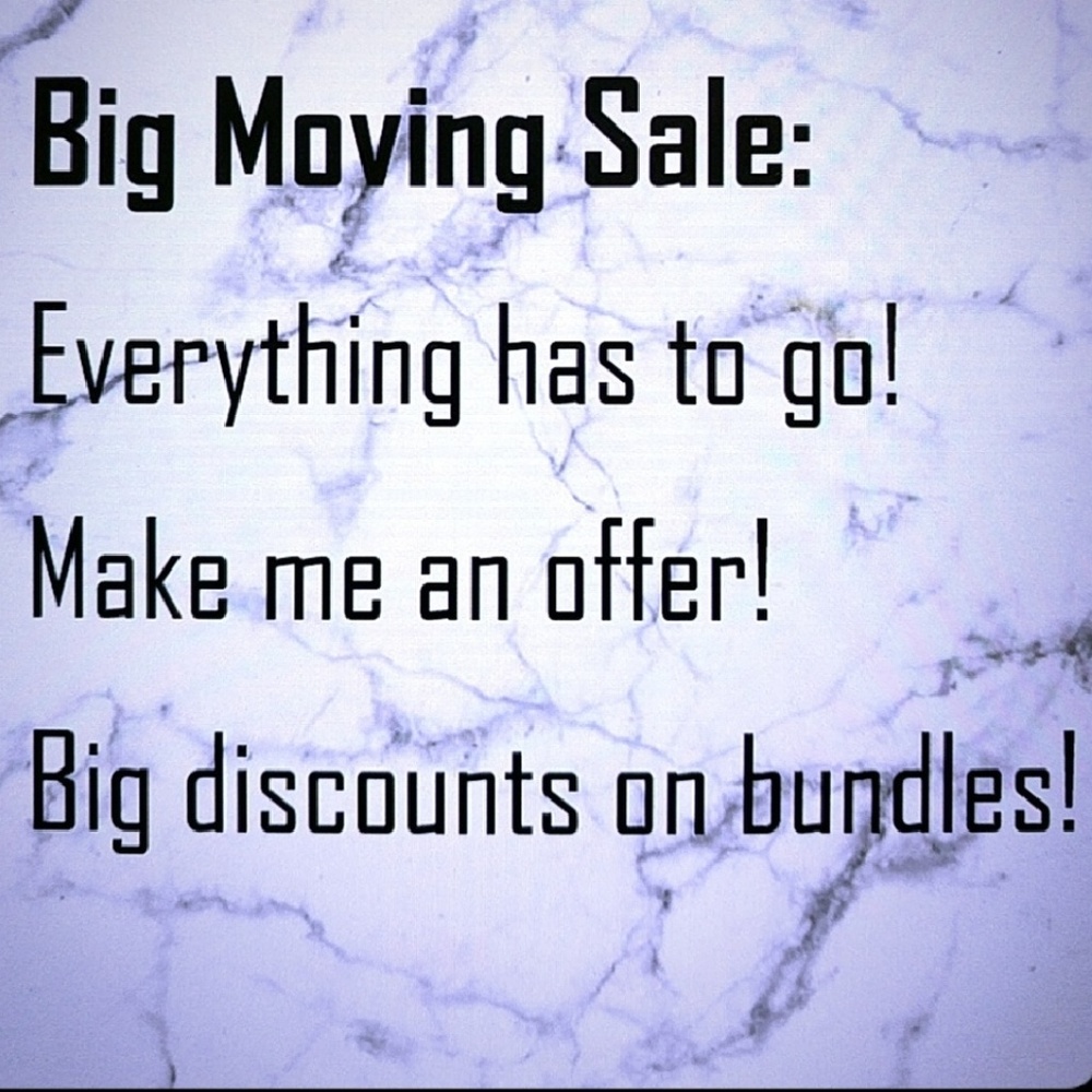 Big Moving Sale!
